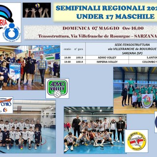 Campionati Categoria FIPAV Liguria: definito il quadro semifinali Under 17 maschile e Under 16 femminile