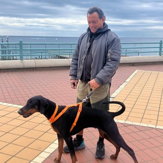 ARTI MARZIALI Il ritorno a Genova del campione Bruno Danovaro, con Viktor a spasso in corso Italia