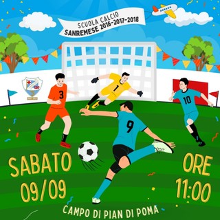 SANREMESE Sabato 9 settembre riprendono gli allenamenti della Scuola Calcio