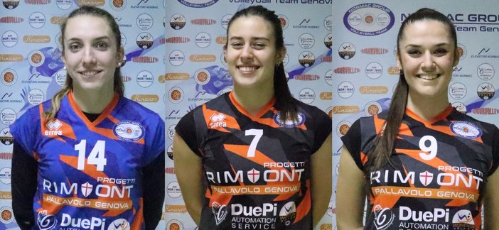 PALLAVOLO Tre conferme per la Rimont Progetti Genova