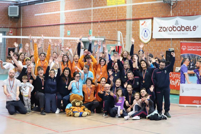 Pallavolo Unificata femminile, Toirano ha ospitato il primo torneo di Special Olympics Italia