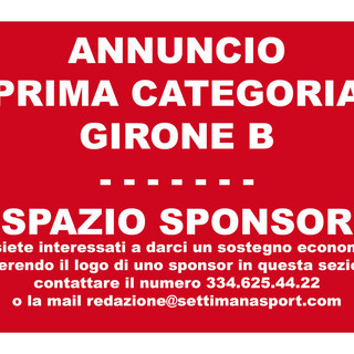 PRIMA CATEGORIA GIRONE B I commenti dei mister