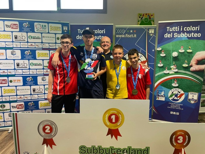 CALCIO DA TAVOLO Riccardo Berioli della Valponte è campione Under 16