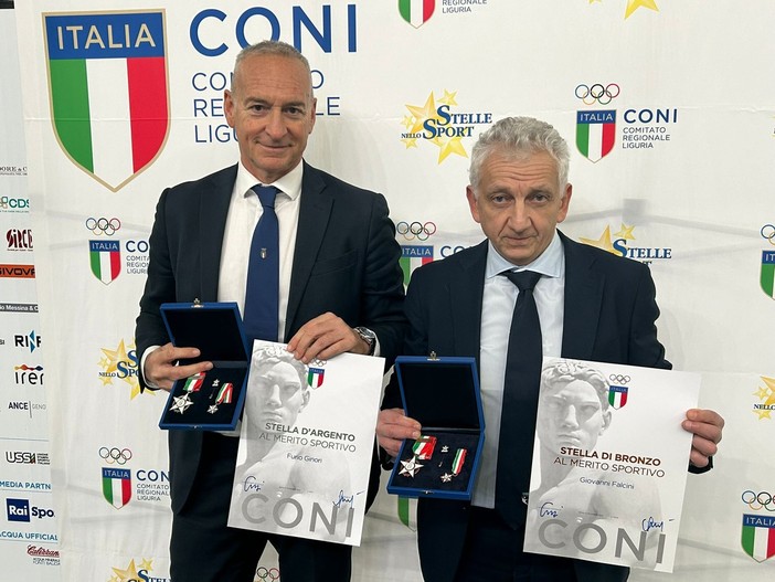 SCHERMA Riconoscimenti CONI per Giovanni Falcini e Furio Ginori