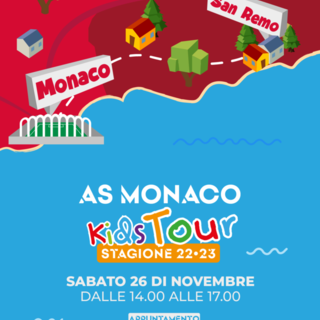 CALCIO GIOVANILE Sabato 26 novembre la Sanremese ospiterà l’AS Monaco Kids Tour