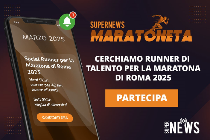 Poco più di un mese alla Maratona di Roma: selezioni aperte per la nuova edizione di Maratoneta SuperNews