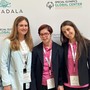 Lucrezia Parodi, Chiara Petrozzi e Cinzia Pantaleo del team Eunike ad Abu Dhabi per il vertice del Global Center Special Olympics &quot;Inclusione per il domani&quot;