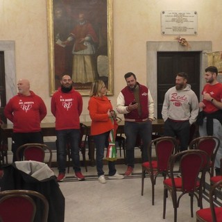 Football americano - Dal sindaco una pergamena ai Red Jackets Sarzana