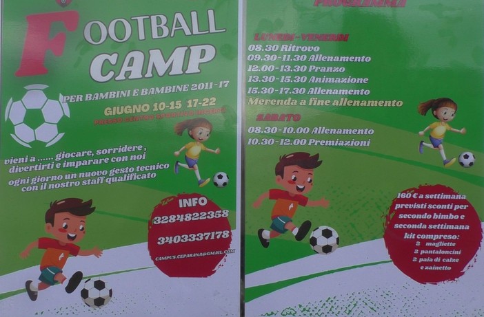 Calcio - All'avvio il &quot;Camp&quot; del Ceparana