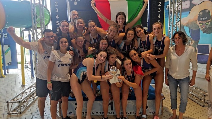 PALLANUOTO / LE ALLIEVE DI SINATRA RIPORTANO BOGLIASCO SUL TETTO D'ITALIA!