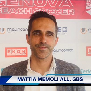 GENOVA BEACH SOCCER: LA PRESENTAZIONE DELLA STAGIONE 2022, L'INTERVISTA A MATTIA MEMOLI (VIDEO)