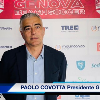 GENOVA BEACH SOCCER: LA PRESENTAZIONE DELLA STAGIONE 2022, L'INTERVISTA A PAOLO COVOTTA (VIDEO)