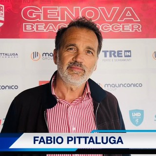 GENOVA BEACH SOCCER: LA PRESENTAZIONE DELLA STAGIONE 2022, L'INTERVISTA A FABIO PITTALUGA (VIDEO)