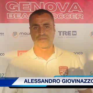 GENOVA BEACH SOCCER: LA PRESENTAZIONE DELLA STAGIONE 2022, L'INTERVISTA AD ALESSANDRO GIOVINAZZO (VIDEO)