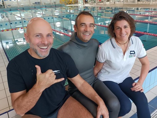 NUOTO Due record italiani di apnea firmati USS Dario Gonzatti con Francone e Cianfoni