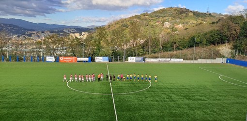 Cella - Carcarese in campo al &quot;Morgavi&quot; a Sampierdarena Alta