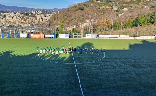 Al &quot;Morgavi&quot; di Sampierdarena, Cella - Sestrese in campo, partita valida per la giornata di campionato numero 13