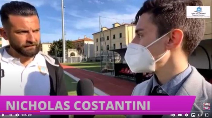 VIDEO/NICHOLAS COSTANTINI dopo Finale-Albenga: &quot;Dopo il Campomorone ci davano per morti...&quot;