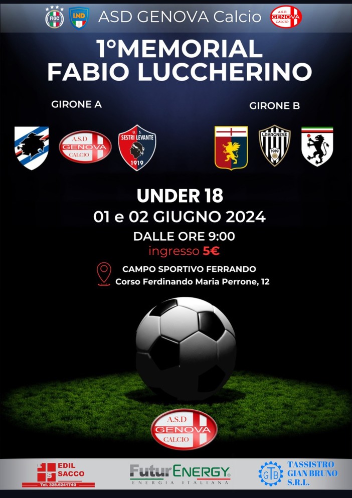 GENOVA CALCIO Primo Memorial Luccherino