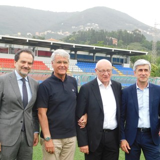 SESTRI LEVANTE Matteo Marani in visita al Sivori