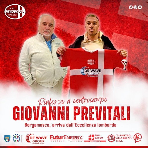 GENOVA CALCIO Tesserato Giovanni Previtali