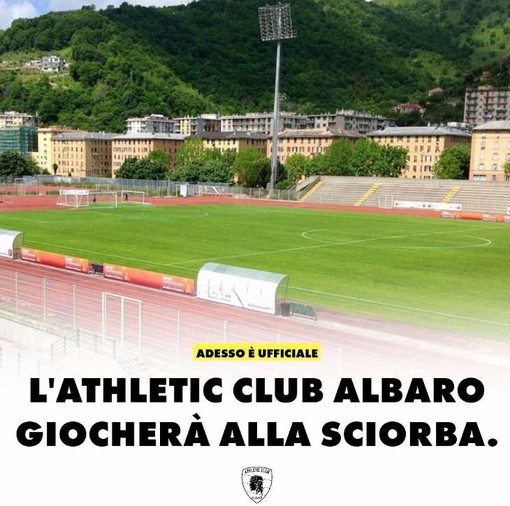 LA NOVITA' L'Athletic Albaro giocherà alla Sciorba