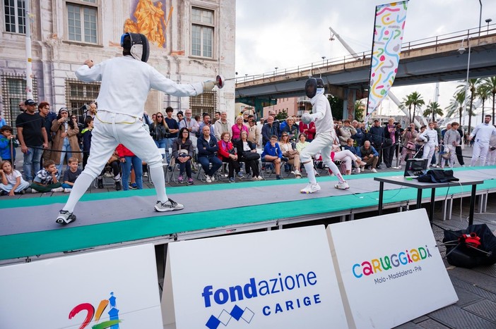 SCHERMA Prove ed esibizioni spettacolari alle Caruggiadi  con vista Europei &quot;Genova 2025&quot;