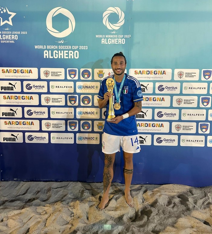 BEACH SOCCER Italia Campione d'Europa: c'è anche Samuele Sassari