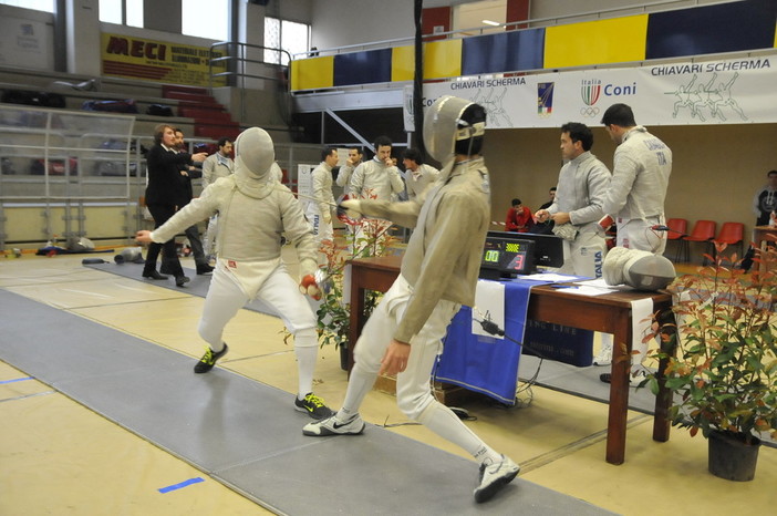 Nel week end 574 iscritti alla sesta prova nazionale Master di Scherma a Chiavari